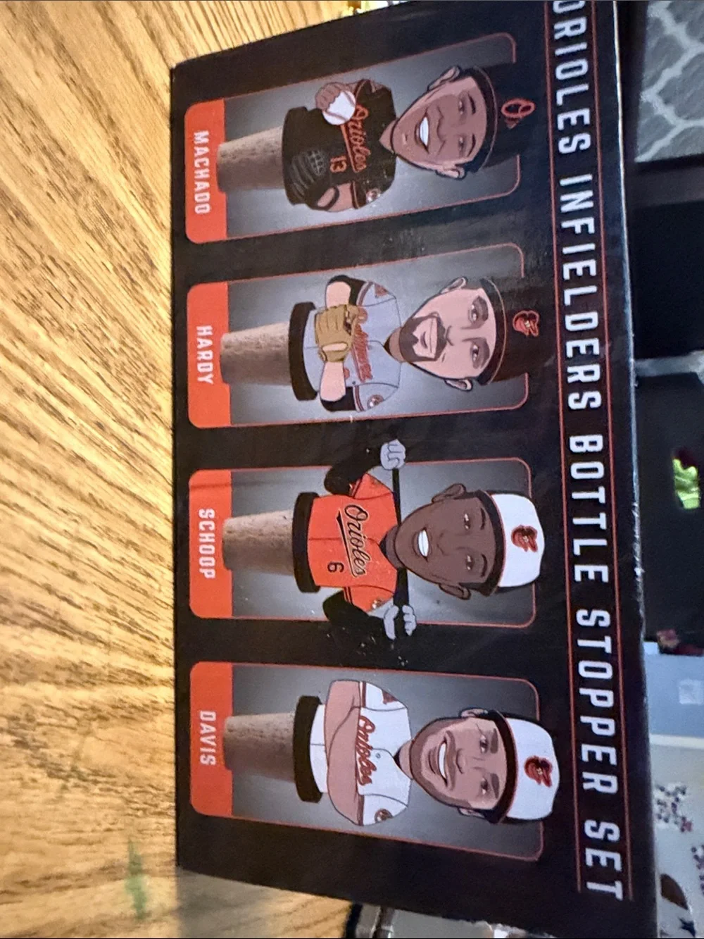 Baltimore Orioles Infielders Bottle Stopper Set - Orange & Black